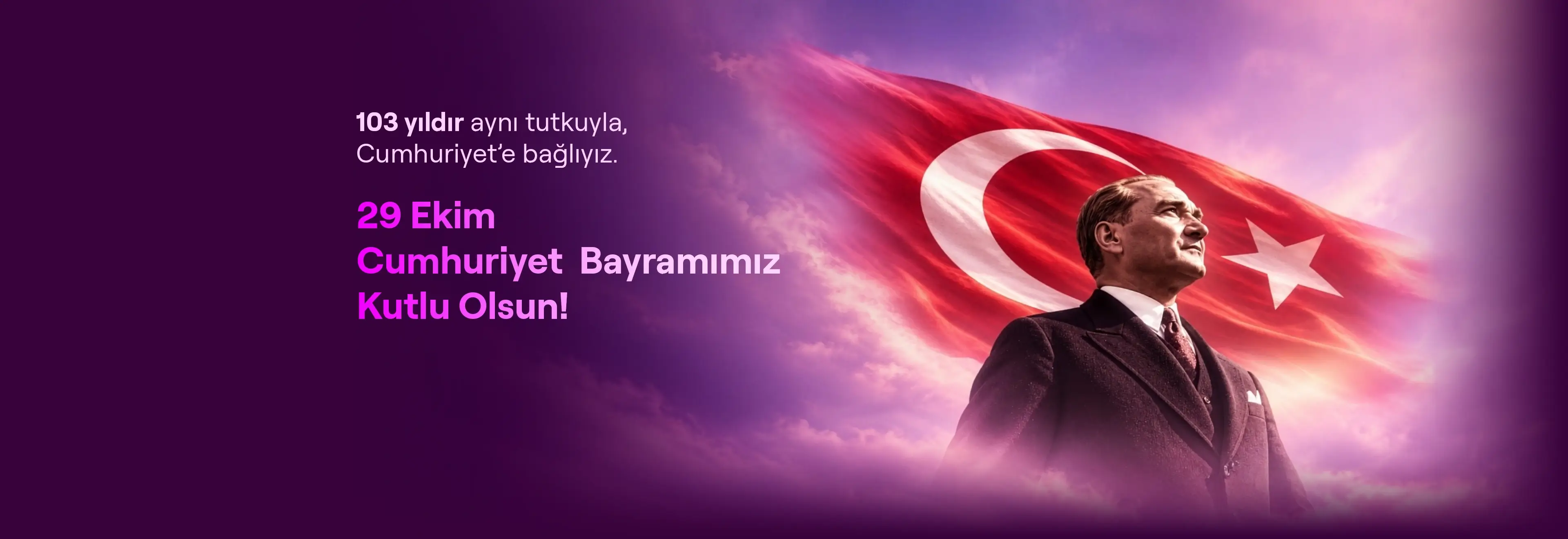 29 Ekim Cumhuriyet Bayramımız Kutlu Olsun!