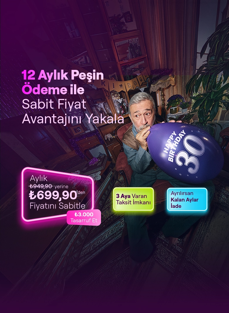 12 Ay Peşin Ödemede Sabit Fiyat
