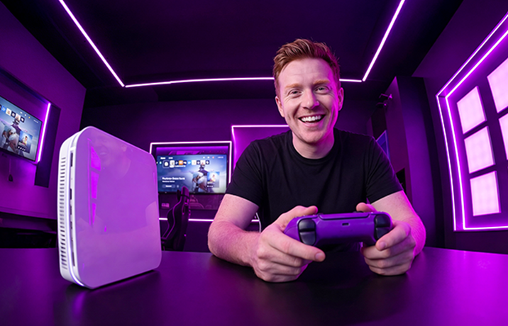 Turknet hızıyla oyun keyfi yapan kullanıcı