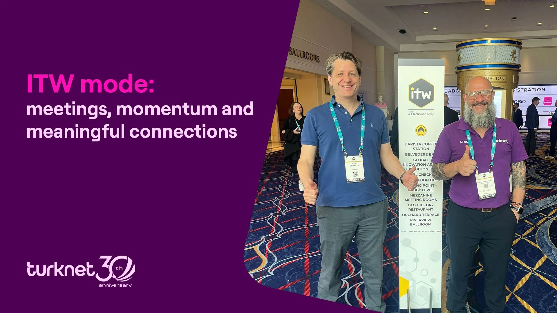 ITW mode: meetings, momentum and meaningful connections